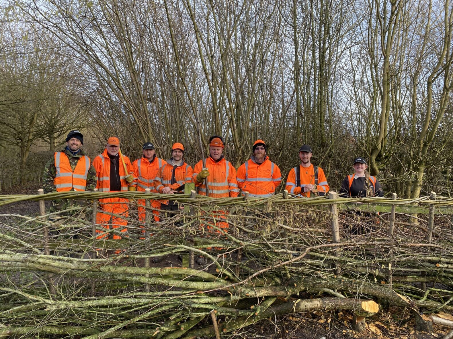 team in orange hi-vis