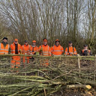 team in orange hi-vis