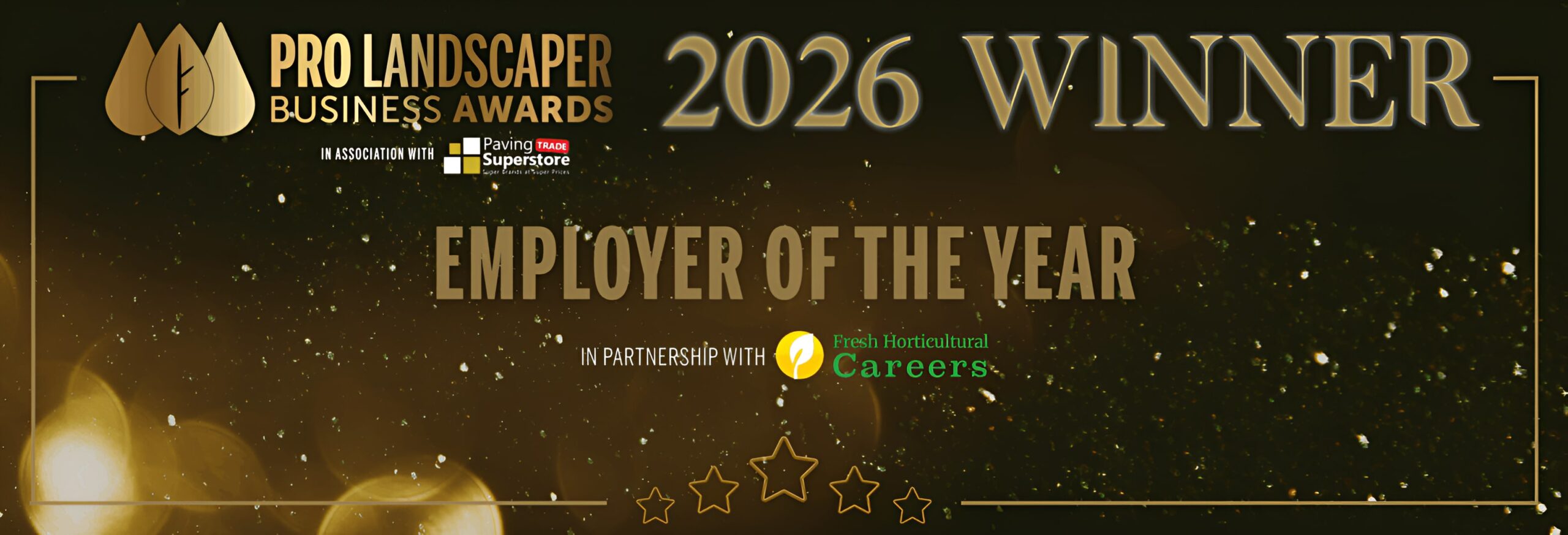 Pro Landscaper Business Awards 2026 Winner – Employer of the Year, in partnership with Fresh Horticultural Careers