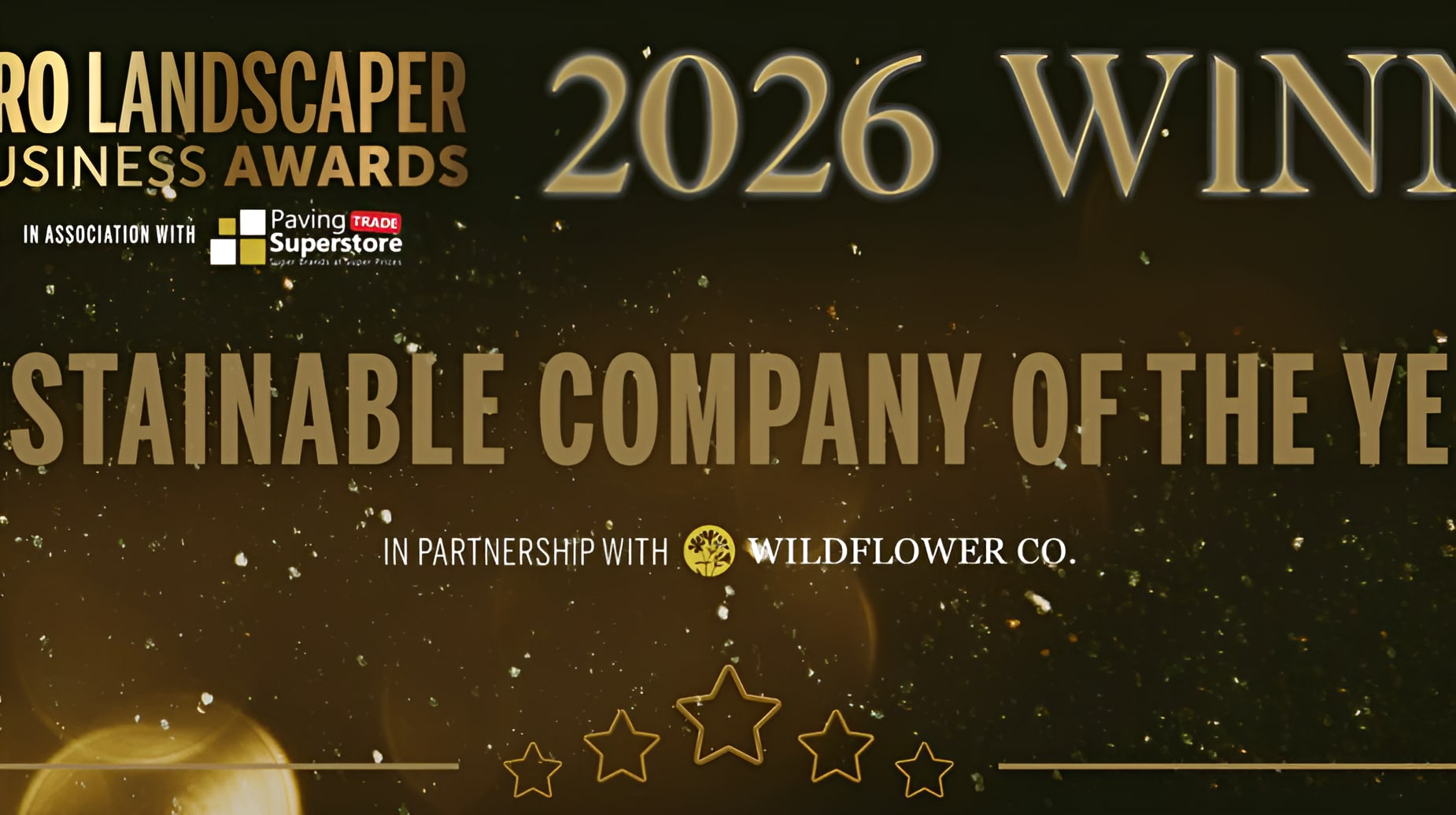 Pro Landscaper Business Awards 2026 Winner – Sustainable Company of the Year, in partnership with Wildflower Co.